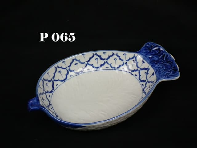 Thailand ceramic bowl pineapple shape porcelain dinnerware